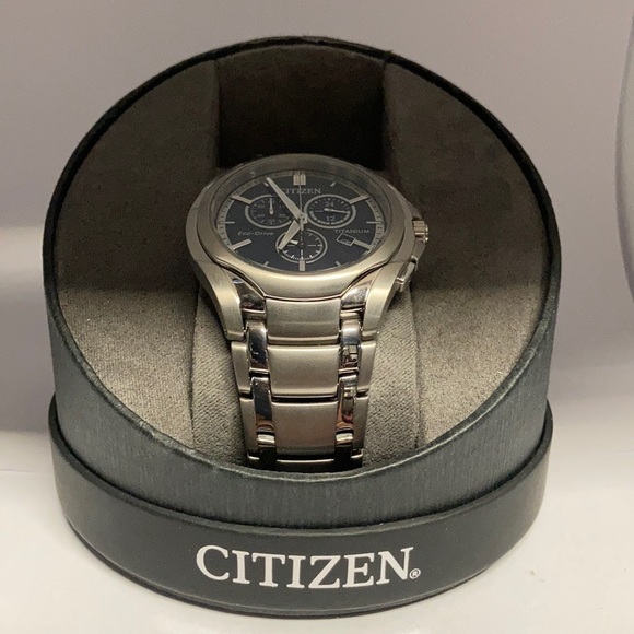 Citizen Other - Citizen titanium eco drive chronograph watch